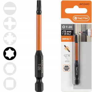 Bit udarowy 75MM T-20, 1 szt. - Tactix 455443