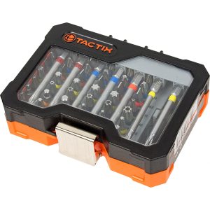 Bity S2 kolor PRO 56szt, plast. box - Tactix 419856P