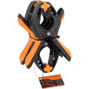 Ściski nylonowe sprężynowe 165MM 3 sztuki, ZESTAW 215706